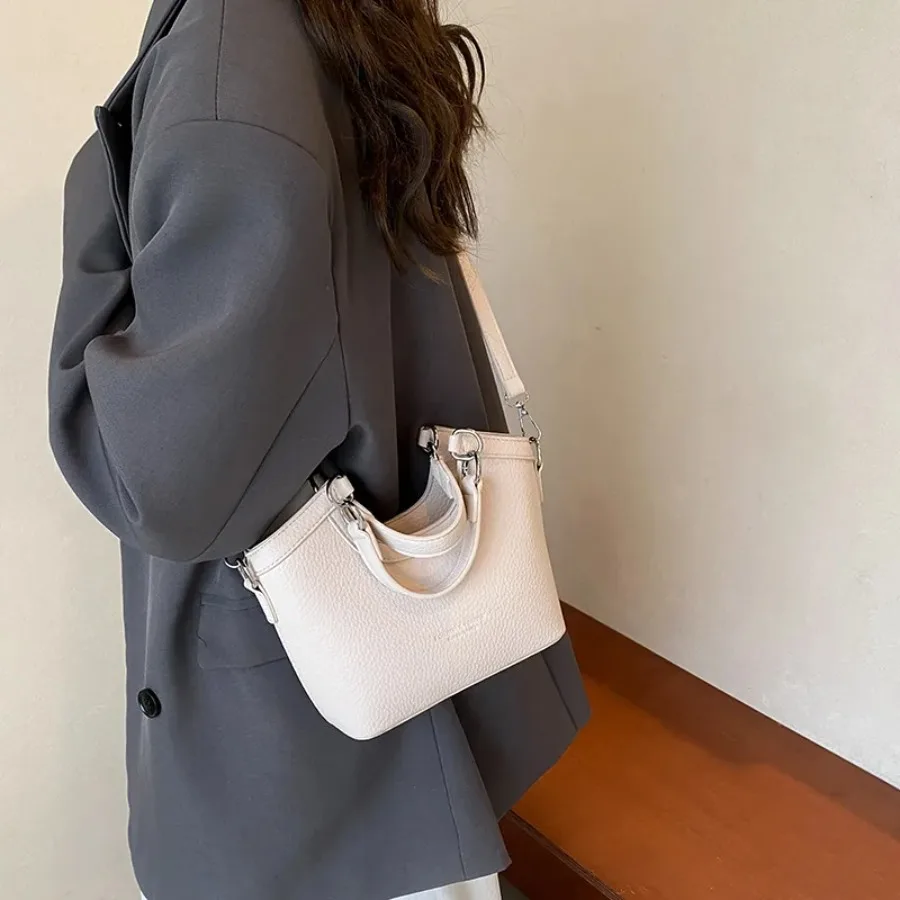 

New fashion casual chic chic via retro litchi grain senior sense of exquisite single-shoulder crossbody trend women's bags