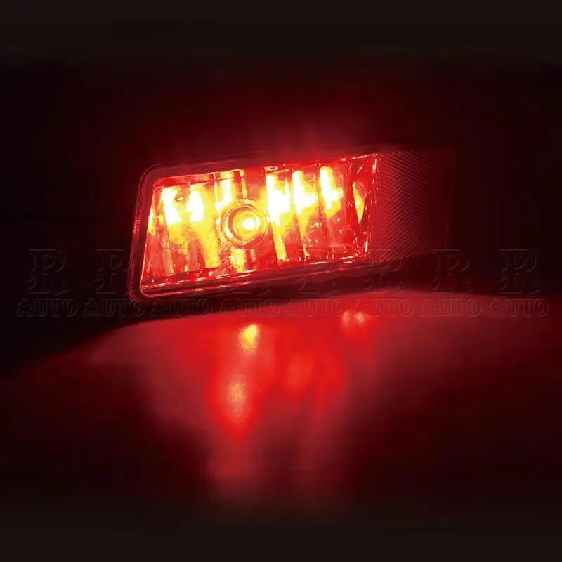 R-AUTO Car Rear Bumper Brake Light Warning Lamp With Bulb Reflector Stop Light For Dodge Journey 2009 2010 2011 Car Assembly