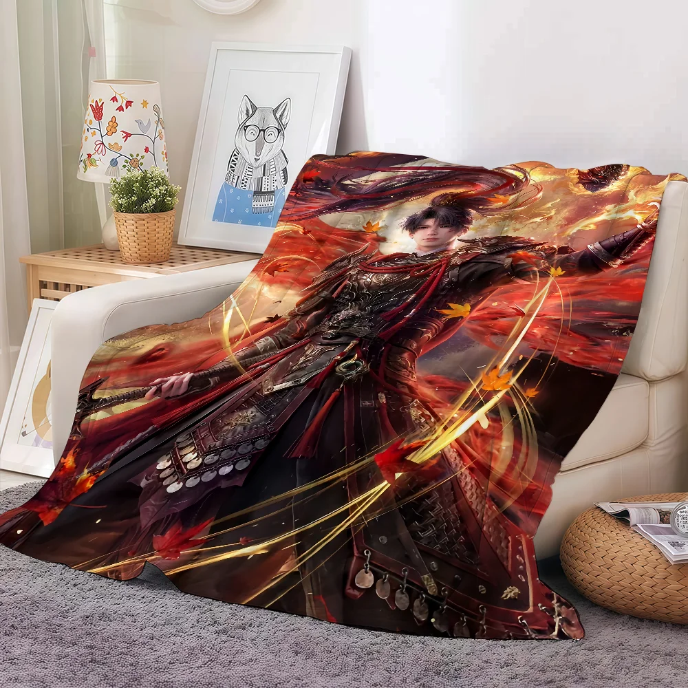 Love and Deepspace Rafayel Blanket Warm Soft Suitable For Bedroom Sofa Bed Living Room Office Travel Camping Gifts