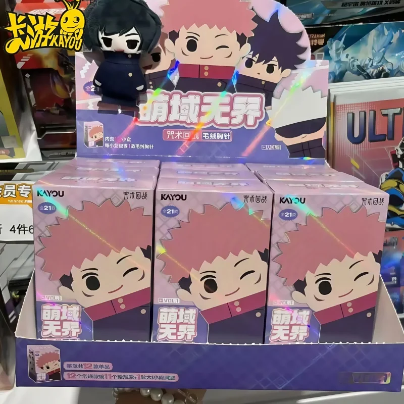 

Новый Kayou, оригинальная брошь в глухой коробке дзюдзюцу кайсен, загадочная коробка, кулон Satoru Gojo, кукла, детские игрушки, подарок на день рождения