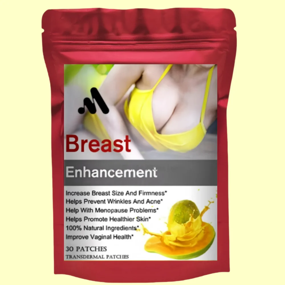 30 Patches Breast Enhancement Transdermal Patches Increase Breast Size and Firmness Helps Promote Healthier Skin