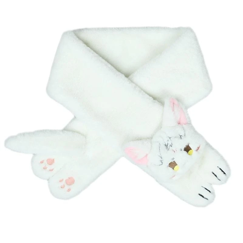 

Girls Anime Scarf Plush Warm Neck Scarf Cosplay Accessories Neckwear Women ComicShow Neckerchief