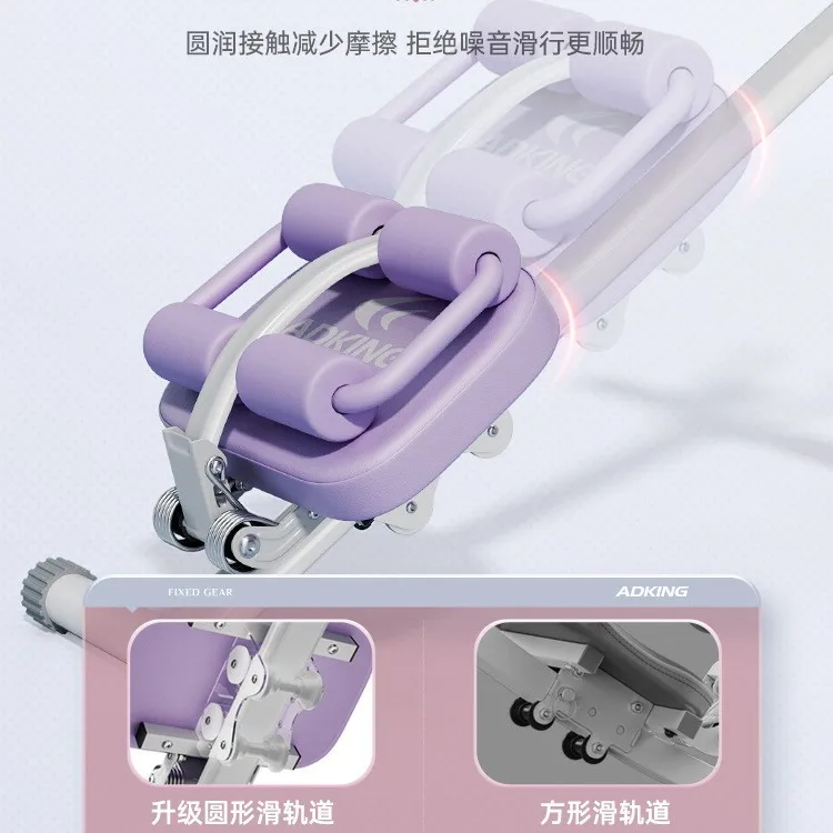 Foldable Home Ab Trainer Machine Lazy Abdominal Crunch Exerciser for Core Muscle Training Body Sculpt Waist Workout Equipment