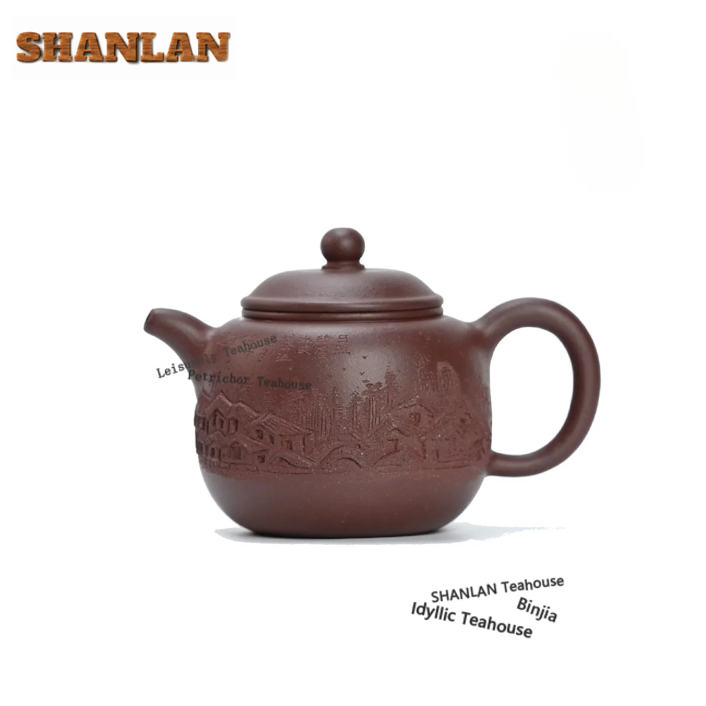 200ml Yixing Purple Clay Teapots Handmade Engraved Pot Raw Ore Dicaoqing Mud Tea Infuser Kettle Zisha Tea Set Tea Ceremony Gift