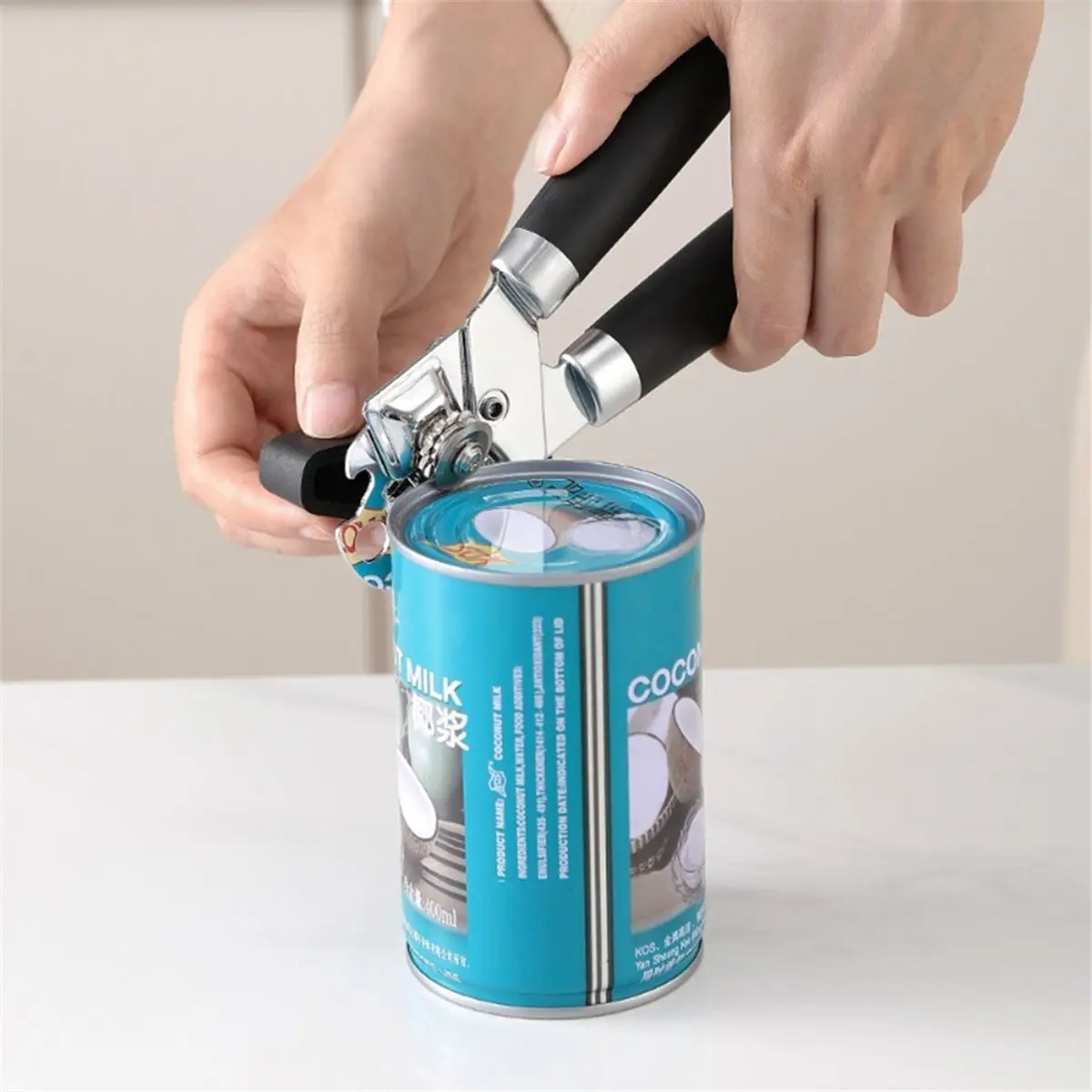 Light Weight Multi Functional Stainless Steel Can Opener Kitchen Artifact Small Tool Practical Manual Bottle Opener