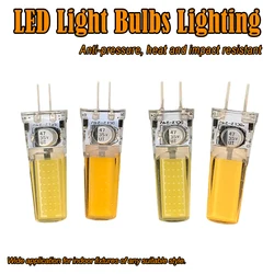 G4 Gy6.35 Led Silicone Lamp 5w Cob 12V 24V Cold/Warm White Energy Saving 360° Lighting Halogen Replacement Chandelier Light