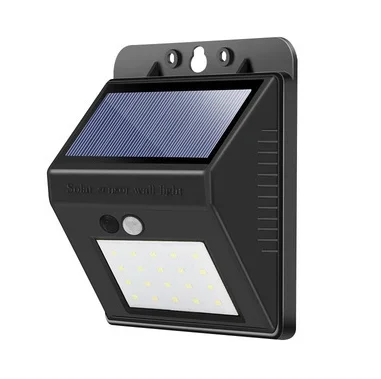 20-40LED zonne-verlichting voor buiten met 3 modi waterdichte bewegingssensor beveiligingsverlichting LED Wall Street-lamp voor tuinverandalichting