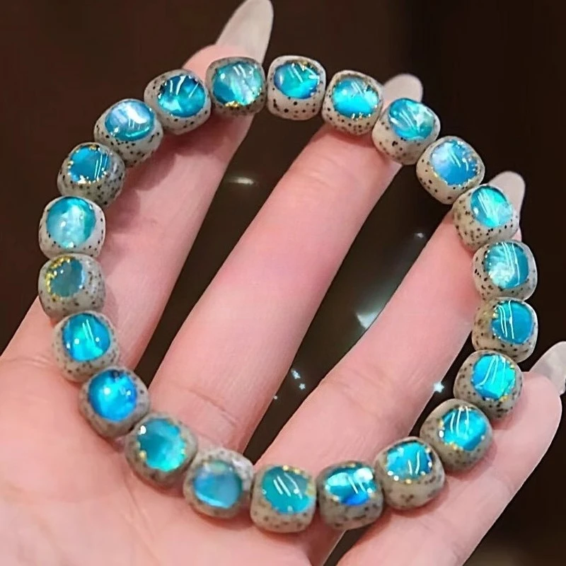 Diamonds, Star and Moon,Bodhi Seed  Bracelet,  Women's Fashion Light Luxury Lucky Bracelet