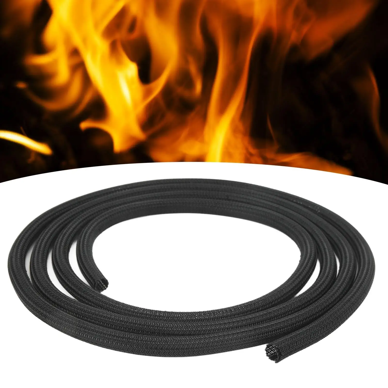 Funda para cables 1/2: protector de cables resistente al fuego, corte fácil, protector para masticar mascotas para el hogar y el uso en barcos