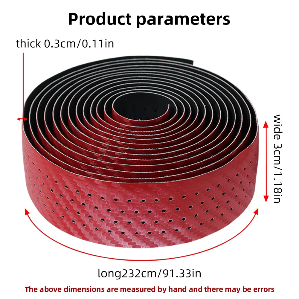 VXM Road Bicycle Handlebar Bar Tape Wrapper Comfortable Strap Shock Absorbing Breathable Microfiber Perforated Bike Accessories