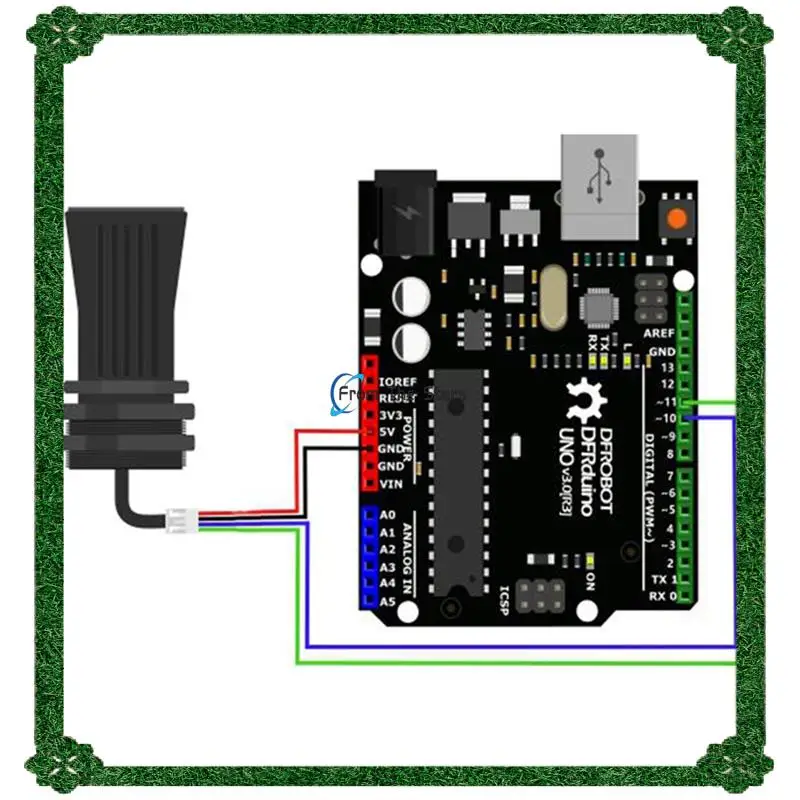 1 Uds. Sensor de distancia ultrasónico impermeable de alta precisión para Sensor Arduino (PWM)