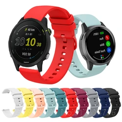 Silicone Strap For Garmin Forerunner 255 255S 245 645/Vivoactive 4 4S 3/Venu 2S 2 Plus Wristband Bracelet Correa Sport Watchband