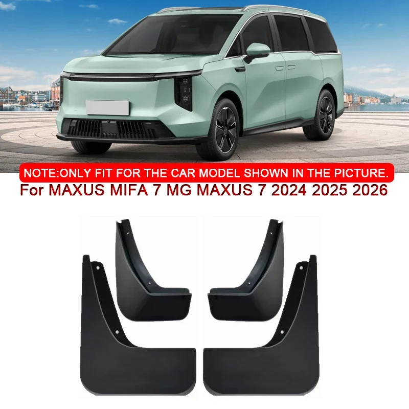 

For MAXUS MIFA 7 MG MAXUS 7 2024 2025 2026 Car Styling Car Mud Flaps Splash Guard Mudguards MudFlaps Front Rear Fender Accessory
