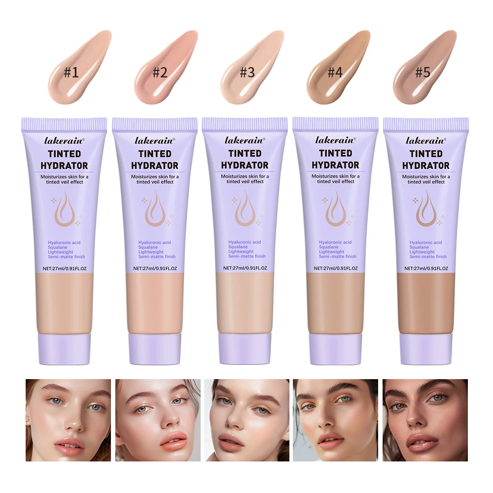 Tinted Hydrator Make-up For Women Even Skin Tone Semi-matte Strong Coverage Finish Natural Moisturizes The Skin Healthy Cosmetic