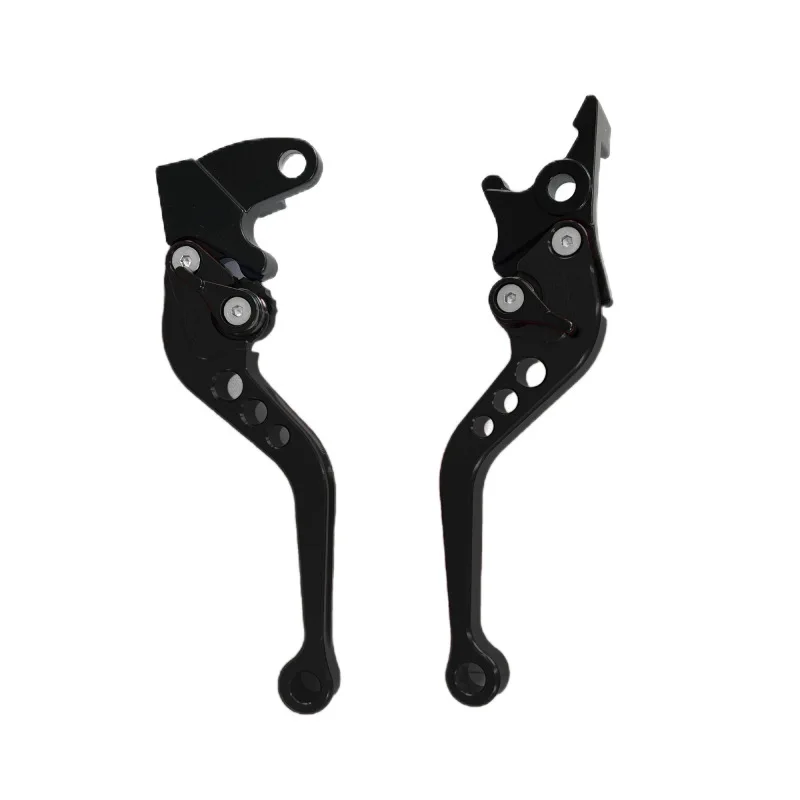 Motorbike Modification 1 Pair Alloy Motorcycle Brake Handle CNC Motorcycle Clutch Drum Brake Lever Handle 22mm 8/8mm Universal