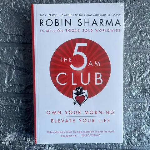 Robin Sharma의 The 5AM Club 당신의 아침을 소유하세요 삶을 향상시키세요 영어 도서