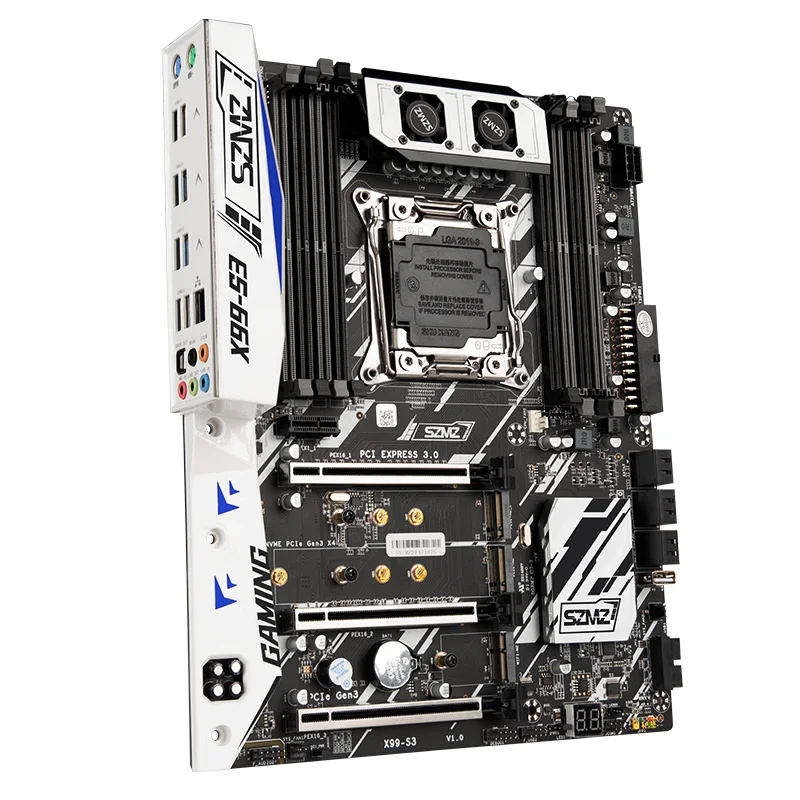 X99 S3 Gaming Motherboard LGA2011 V3 Support Intel XEON E5 DDR4 ECC REG Memory NVME USB3.0 ATX Server Support Turbo Boost