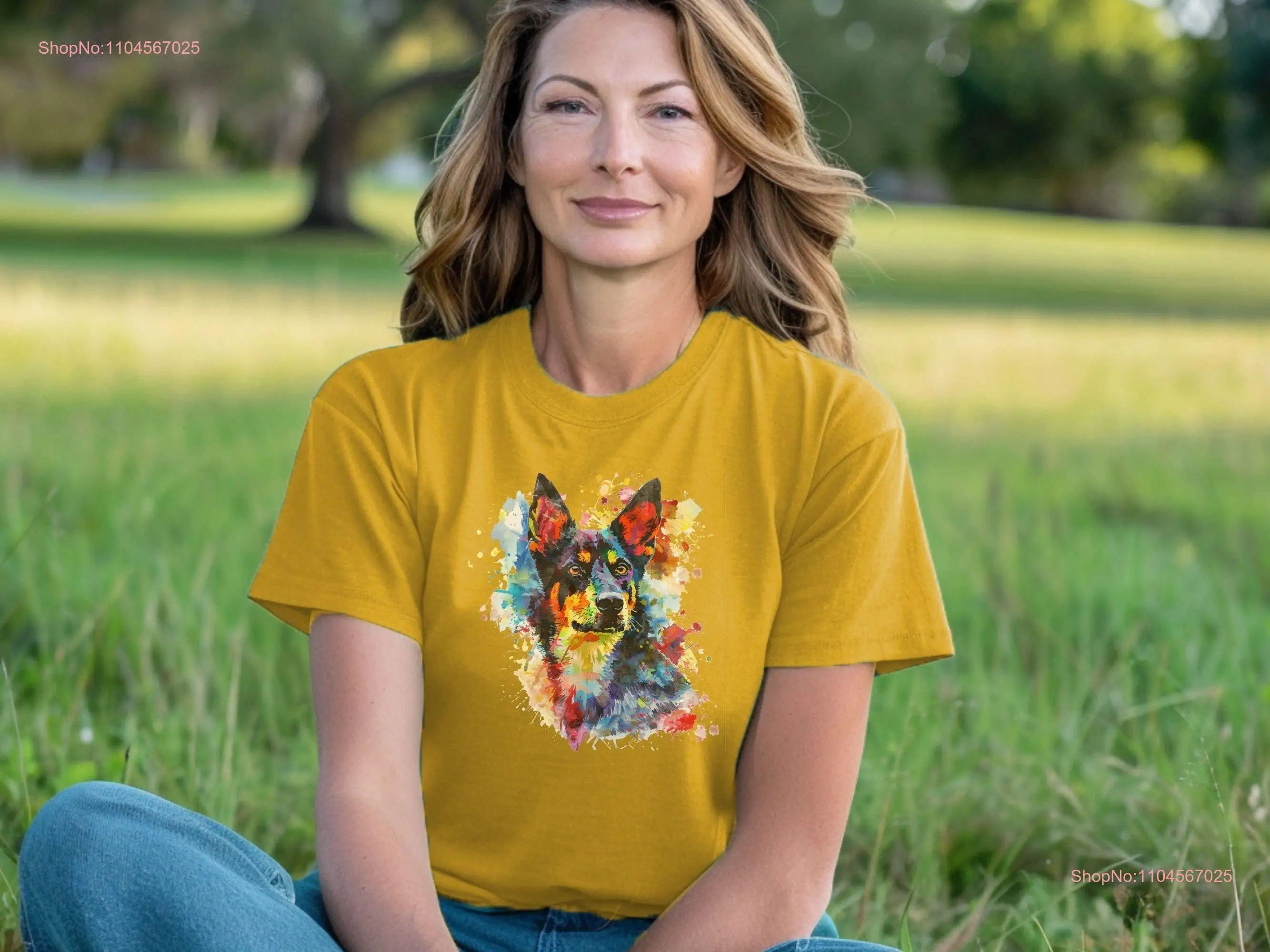 Camiseta australiana Kelpie que trabaja perfectamente a los amantes de las mangas largas o cortas