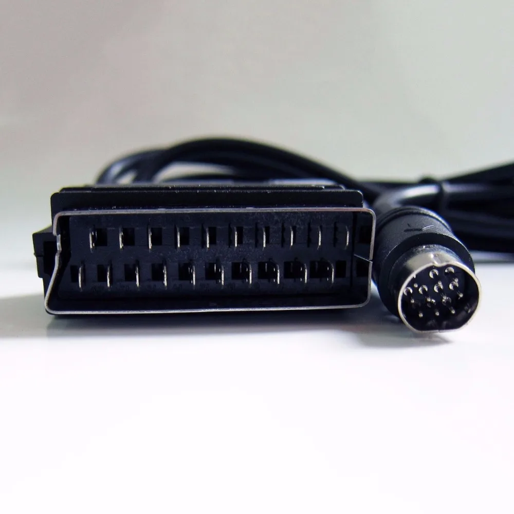 Real RGB Scart Cable TV Lead for Sega Saturn