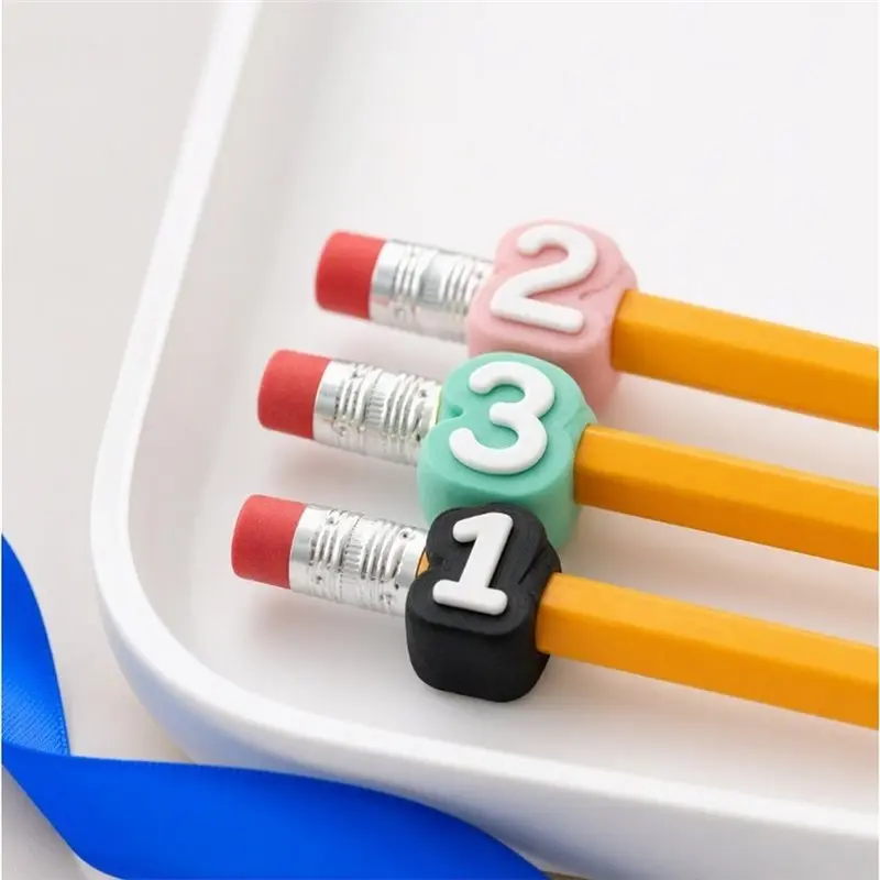 [NEW!】 Reusable Pencil Labels Numbered Pencil Toppers 50 PCS, Pencil Tracking Markers For Classroom For Supply Stations