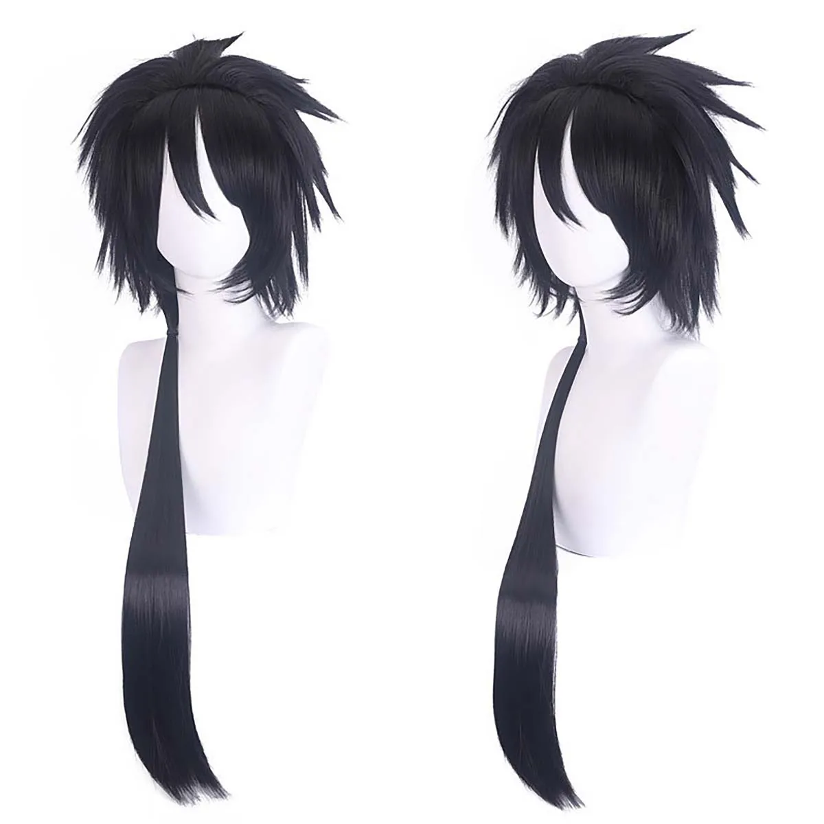 

Хэллоуин и костюмные вечеринки Мужчины Учиха Изуна Синтетический черный парик