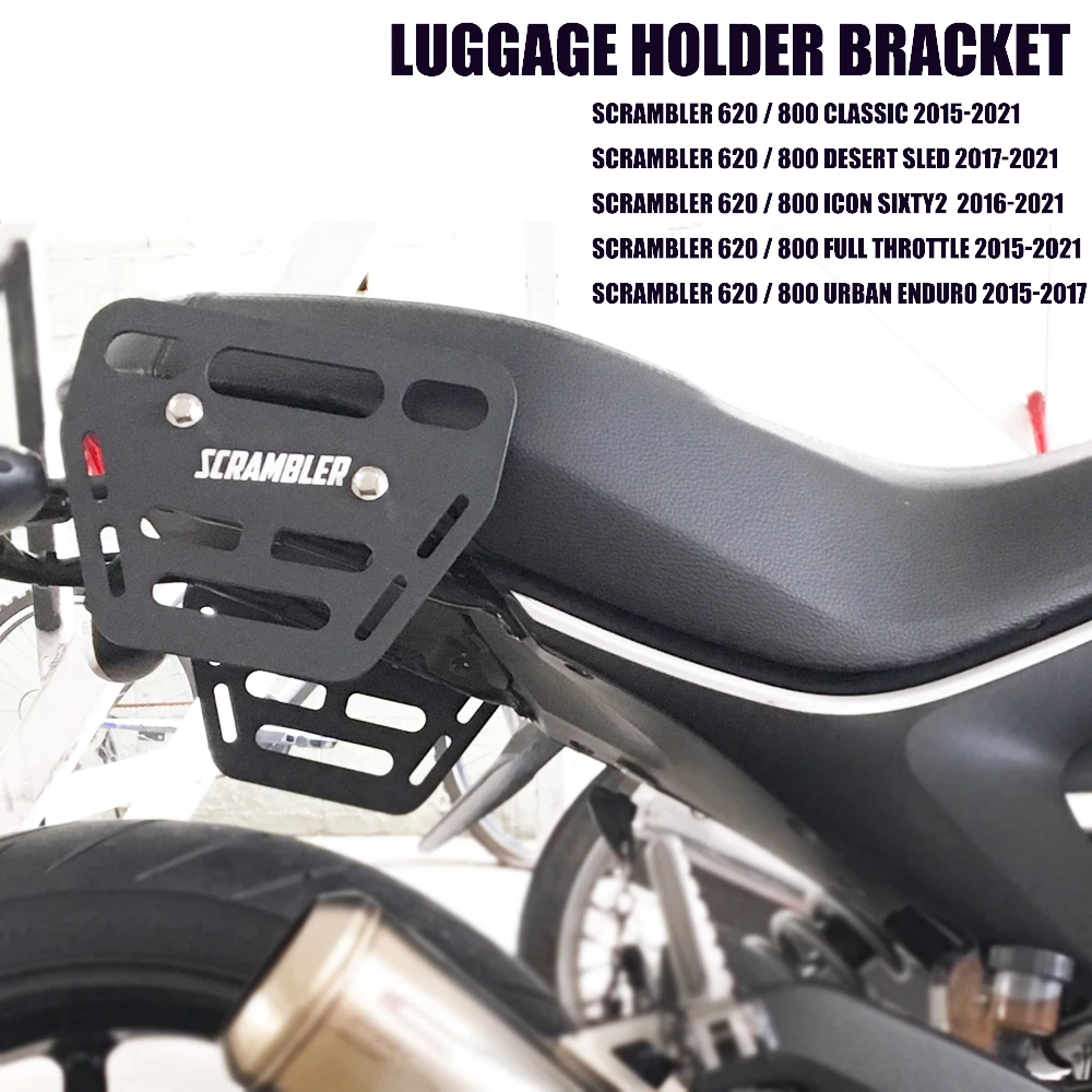 

Left Right Luggage Rack Saddle Bags Mounting Brackets Side Bag Bracket for Ducati Scrambler 620 800 Classic Urban Enduro Sixty2