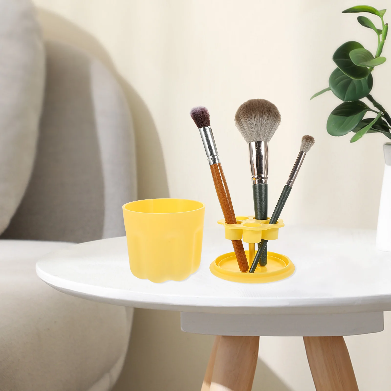 

Scrubber Storage Rack Kitchen Cleaning Dish Brush Makeup Tools Make-up Cleaner Holder Rinsing Bowl Beauty Tpr
