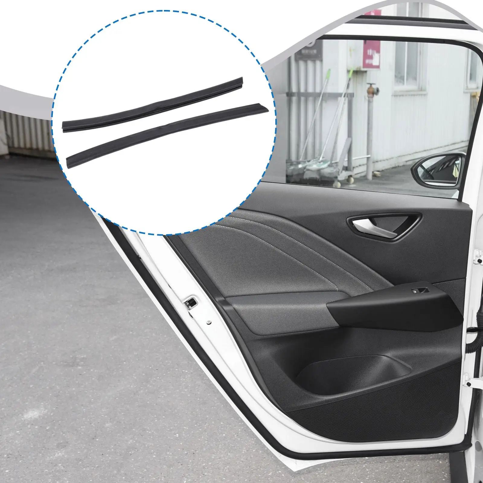 

1 пара уплотнений арки передней двери 7H0837565A 7H0837566A для Volkswagen