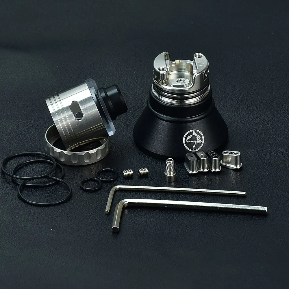 Skyfall Style RDA 316ss Atomizador de goteo reconstruible de bobina única de 22 mm de diámetro con Pin BF RDA Armor S ring vs aston 22 mm rda