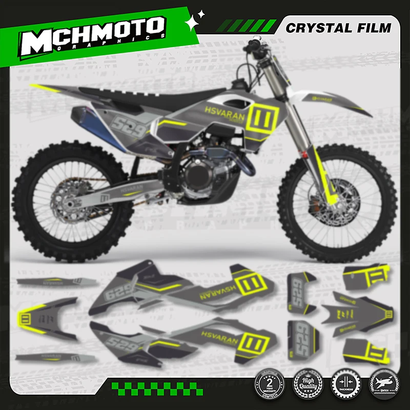 

MCHMFG Nieuwe Grafische Decals Sticker Kit voor For Husqvarna TE FE 2024 2025 2026 TC FC 2023-25 150 200 250 300 350 400 450 007