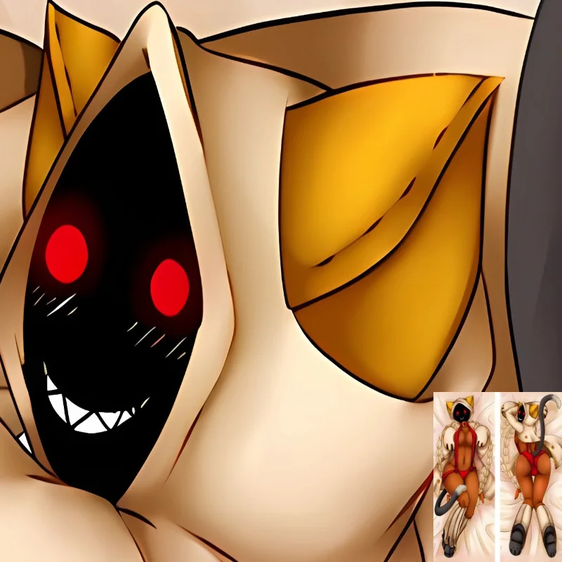 

DIY Fluffy Furry Taokaka Female Orcus Anime Dakimakura Pillowcase Double-sided Print Hugging Body Decorative Pillow Cover Case