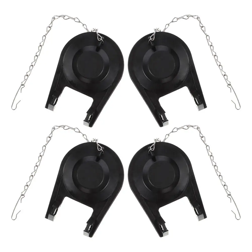 Universal Toilet Flapper Replacement Kit 4 Pack Leakproof Rubber Valve for Tank Repair and Maintenance