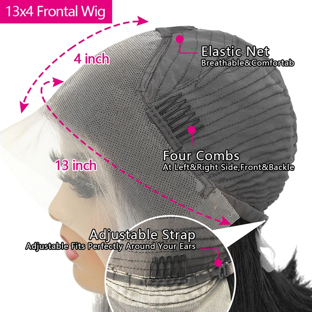 HD الدانتيل الشفاف الجبهة باروكة من شعر طبيعي 13x4 مستقيم الباروكات الأمامية للنساء قبل قطعها غير مرئية البرازيلي HD شعر مستعار دانتيل #6