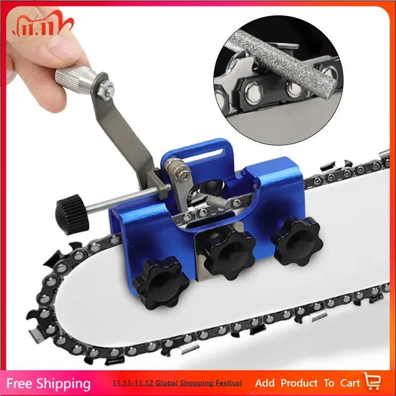 

Chainsaw Chain Sharpener Tool Portable Chainsaw Chain Sharpening Woodworking Grinding Stones Electric Chainsaw Grinder Tool