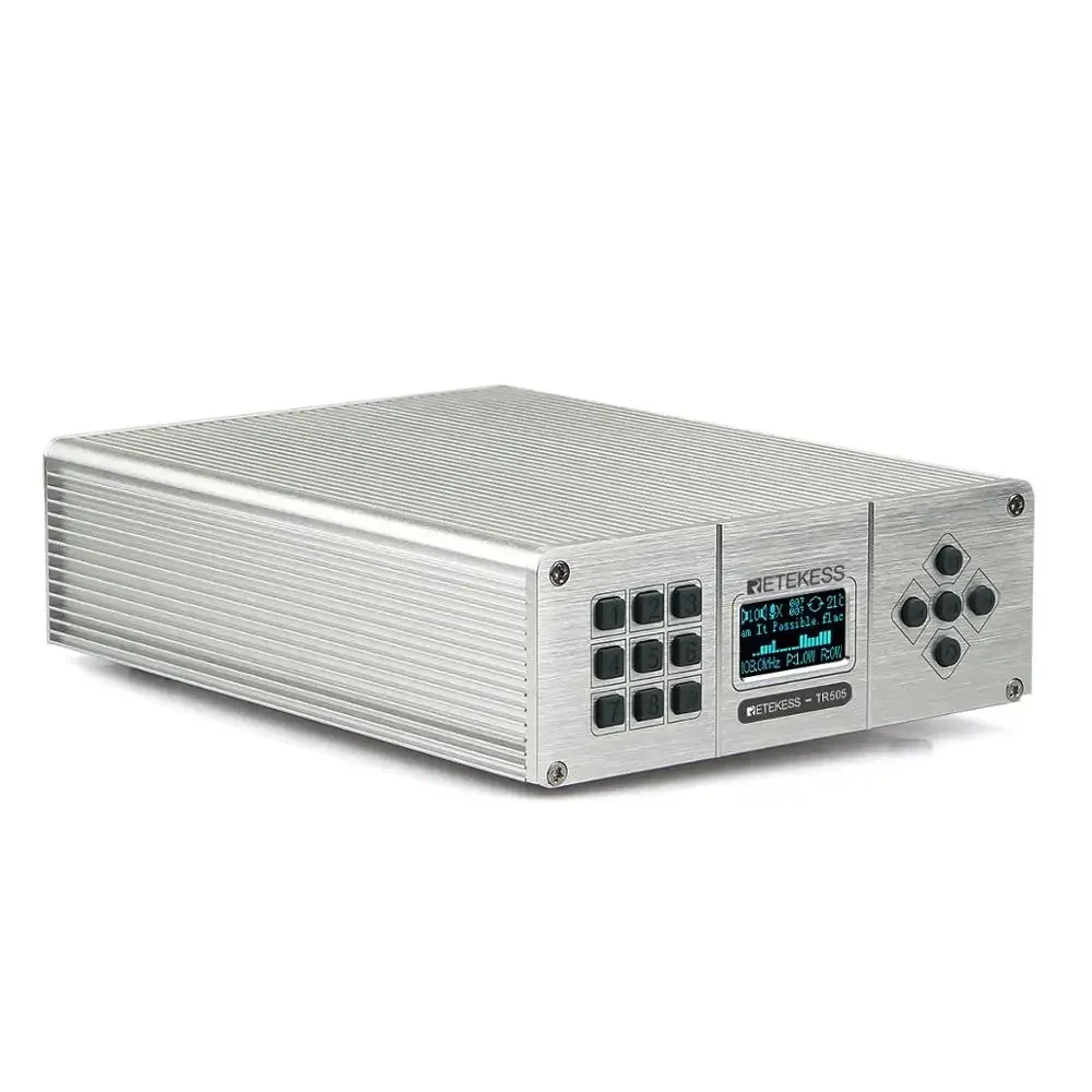 25 واط لاسلكي راديو صغير محطة ستيريو FM جهاز إرسال سمعي ضياع الموسيقى بث هوائي الطاقة Retekess TR505