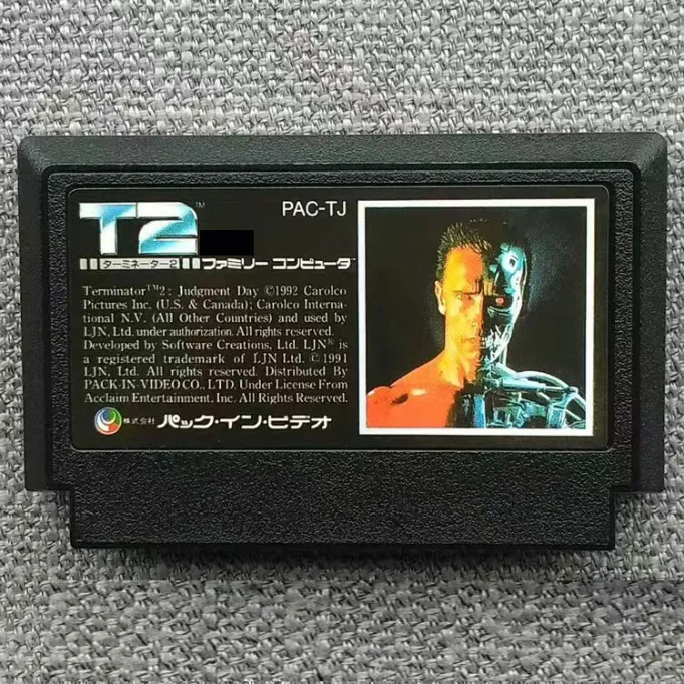 Terminator 2 (Japón) para tarjeta de videojuego FC Console 60 pines