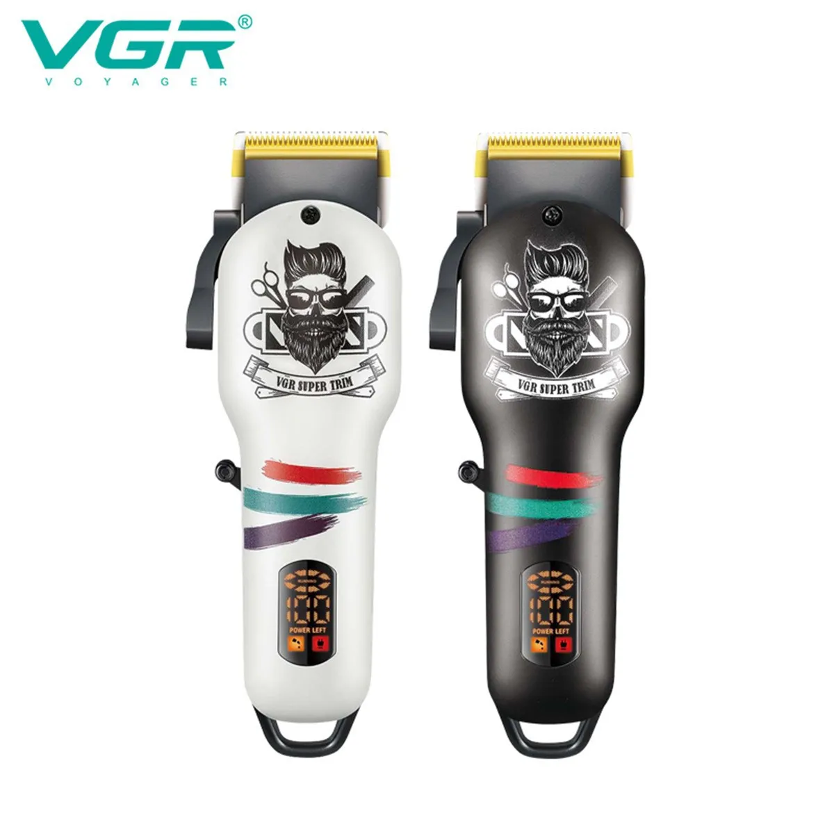 

VGR Hair Clipper Hair Cutting Machine Hair Trimmer Cordless USB Barber Cordless Professional Haircut Machine Barber Razor V-699