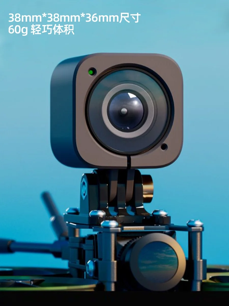 Caméra d'action FPV pour CADDX Walnut 4K/60fps FOV150 IP64 60g, batterie 600mAh intégrée, Gyroscope ND8 ND16 pour films FPV Freestyle