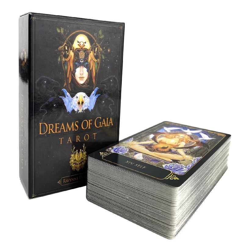 Dreams of Gaia Tarot Cards Deck Edition English Fate Divination Family Party Oracle Board Game Fortune-telling