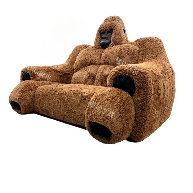 King Kong Gorilla Sofa Hotel Villa Club Cartoon Animal Sofa Designer Source Factory Customization