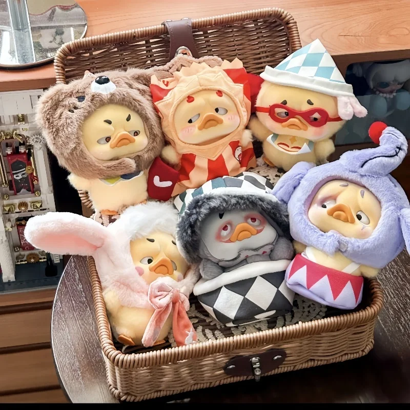 

Последняя Upset Duck V4 Crazy Circus Series слепая коробка игрушка-сюрприз Mystery Box аниме фигурка утка кукла орнамент подарок для девочки кулон