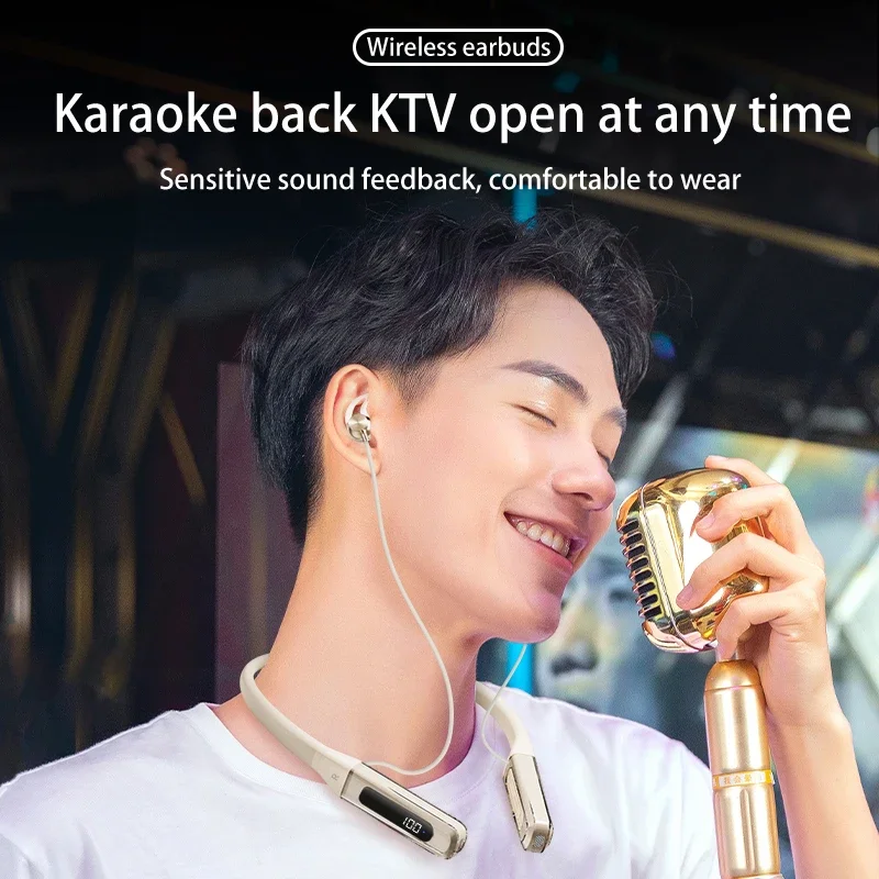 EARDECO Sport Bluetooth наушники с шейным ремешком беспроводные наушники с микрофоном гарнитуры для бега для IPhone Android