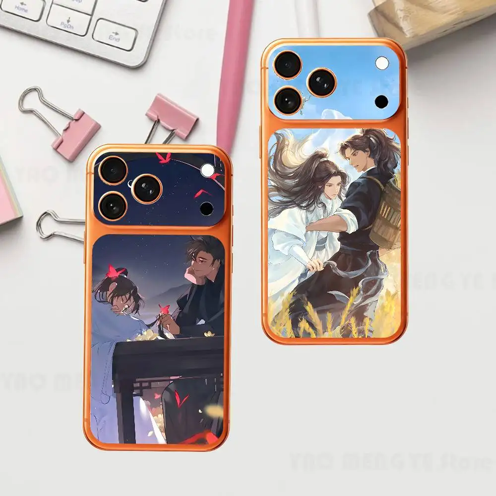 

The H-Husky and White Cat Master Plain Decal Skin For IPhone17 Pro ProMax Back Film Cover Wrap Anti-scratch Durable Sticker