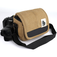 Canvas Camera Bag Photo Case For Sony ZV-E10 A7C II A7CR ZV-E1 A6700 A6600 A6500 A6400 A6300 A6100 A6000 A5100 H400 ZVE10 NEX-6