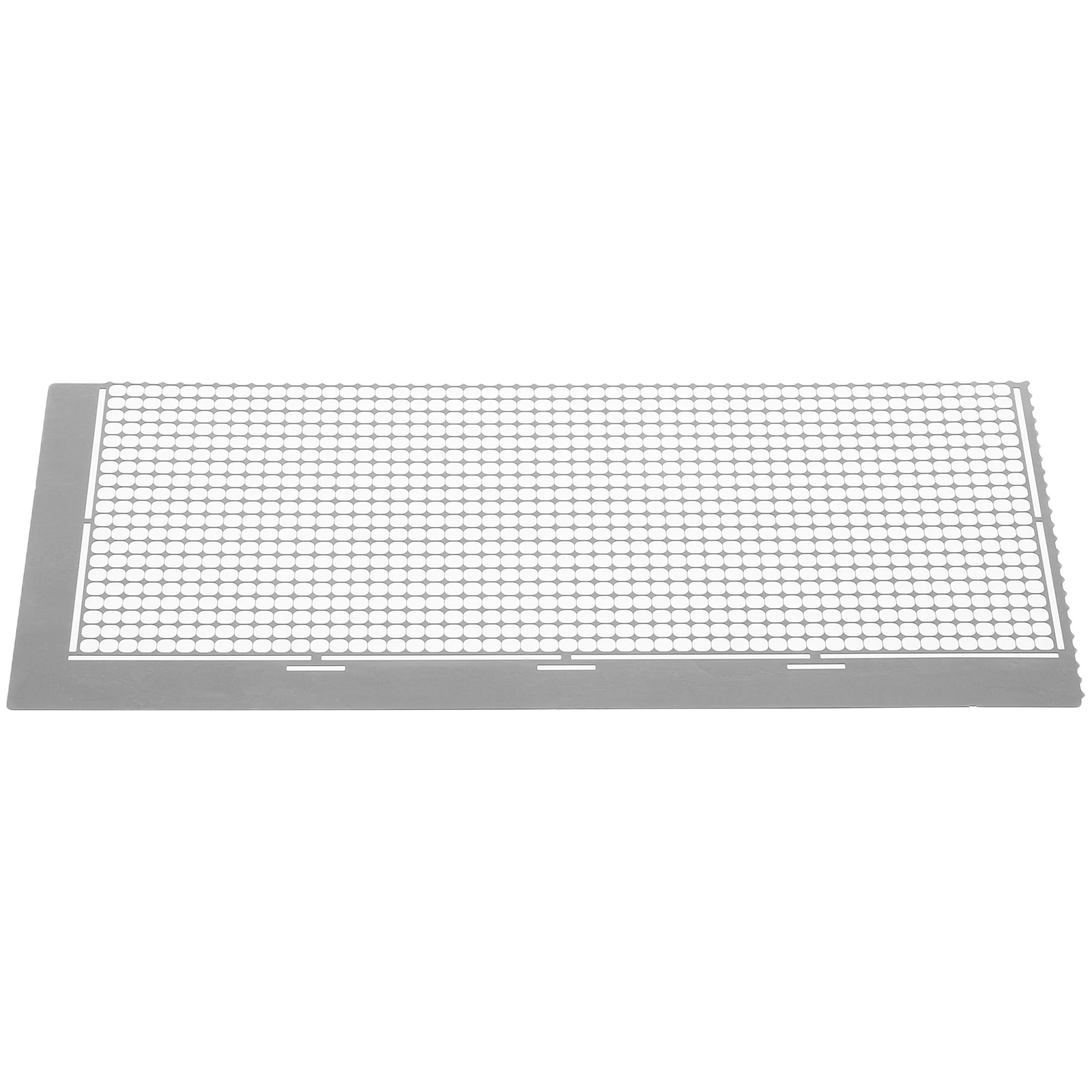 

Ruler Stainless Steel Silver Diy Rhinestone Embroidery Grid Cross Stitch Mesh Point Drill Craft Tool Long