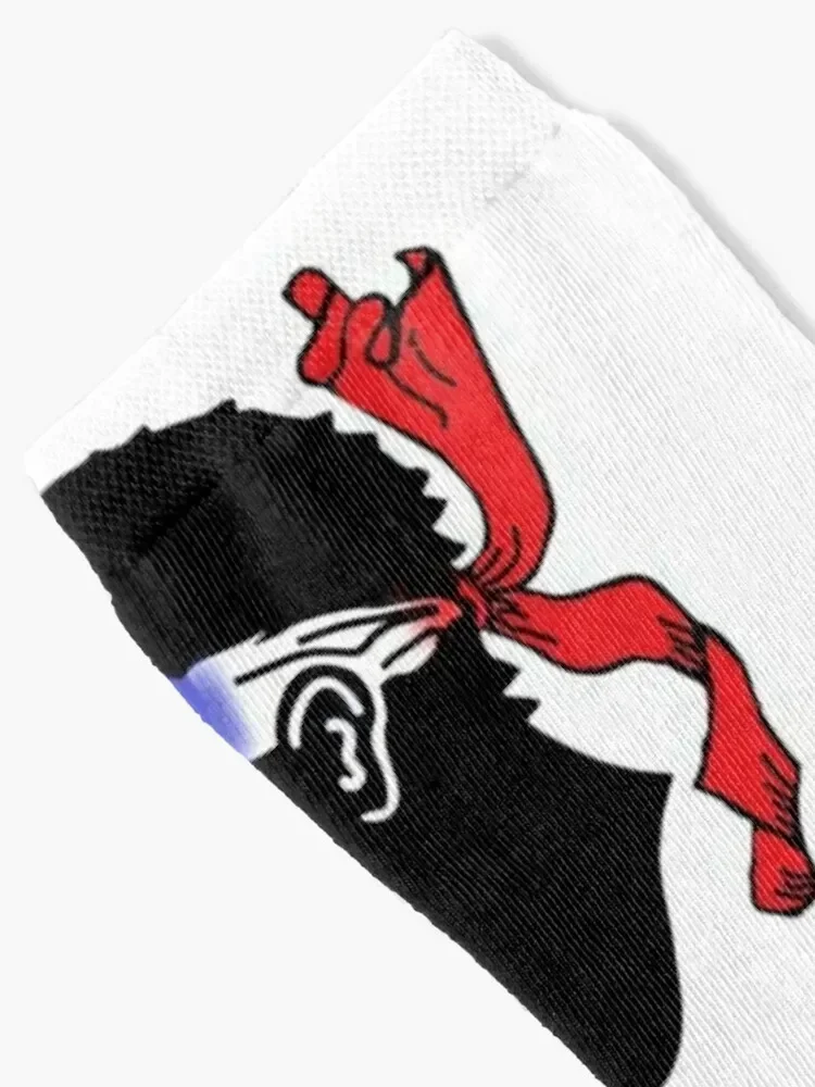 جوارب كورسيكا مورز بتصميم رأس جوارب رياضية مصممة للرجال من القطن عالي الجودة للهالوين جوارب نسائية للرجال