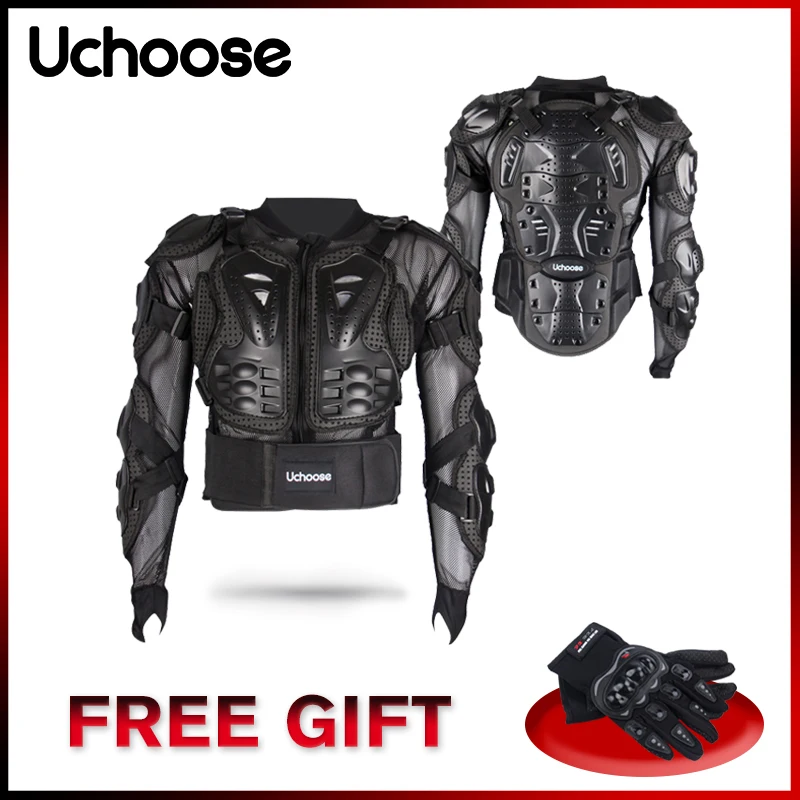Motorcycle Armor Motorcycle Jacket Men Full Body Motocross Racing Moto Jacket Riding Off Road Motorbike Protection Protector