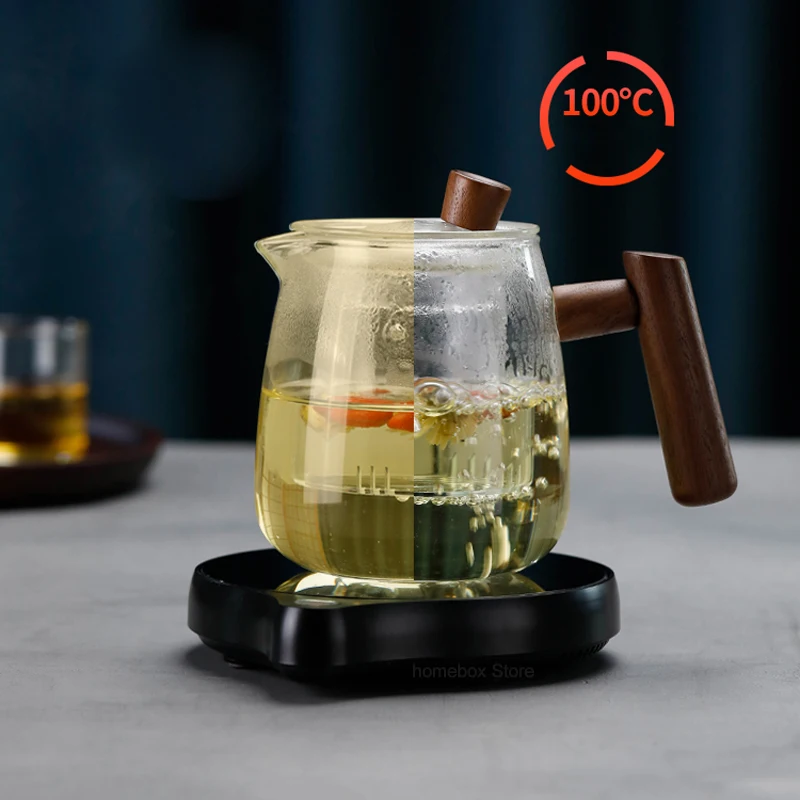 

200W Electric Cup Heater Coffee Mug Warmer 100°C Hot Tea Maker Warmer Coaster Heating Pad for Milk Tea Water 110V/220V