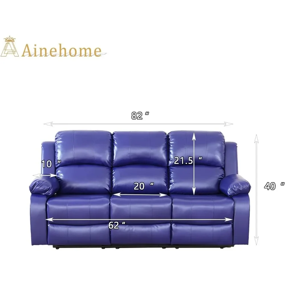 Living Room Furniture Set Leather Recliner Sofa Set Loveseat Chair Furniture Sofa Set for Living Room/Small Space