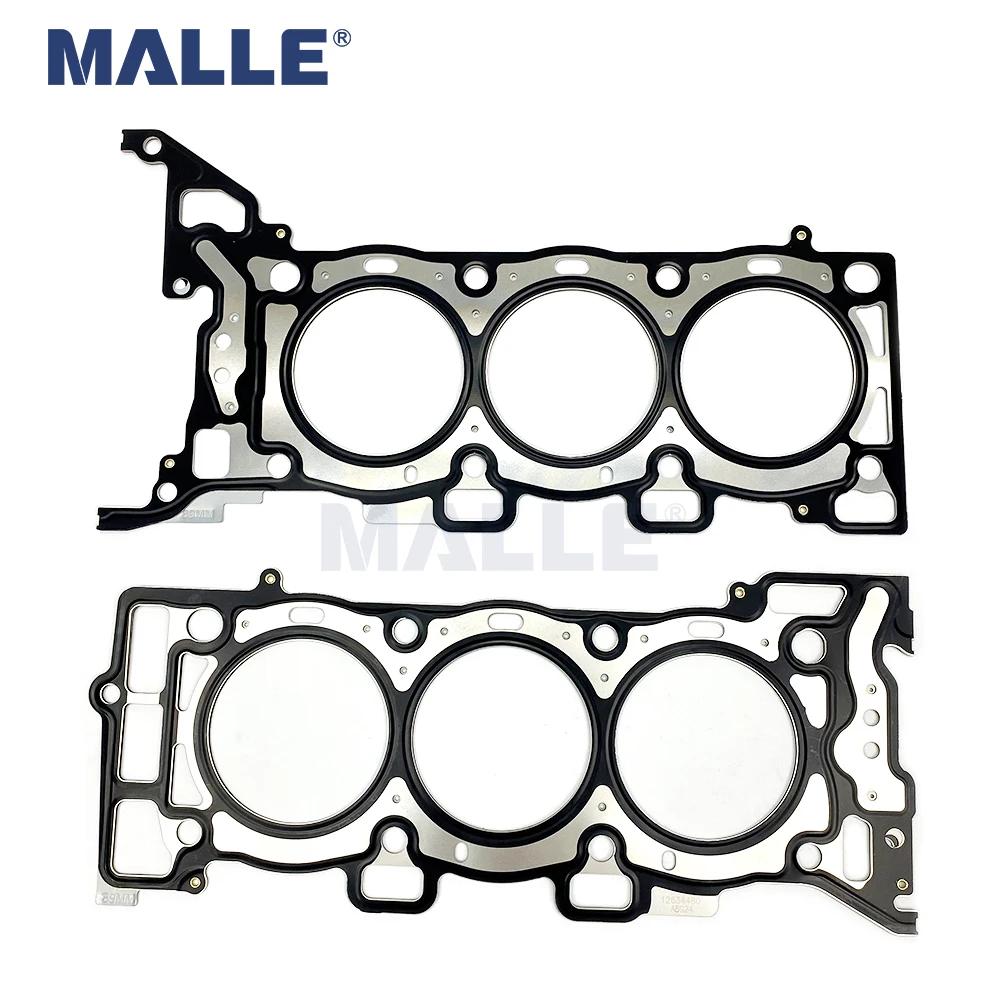 12634480 12634481   Junta da cabeça do cilindro do motor para gmc chevrolet captiva equinox cadillac cts sls srx 3.0 acessórios do carro automóvel